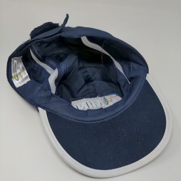 Indy 500 Festival One America Mini Marathon Embroidered  Strapback Hat Blue - Picture 8 of 10